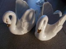 12.06.2019 Ł abędzie porcelanowe  2 szt.